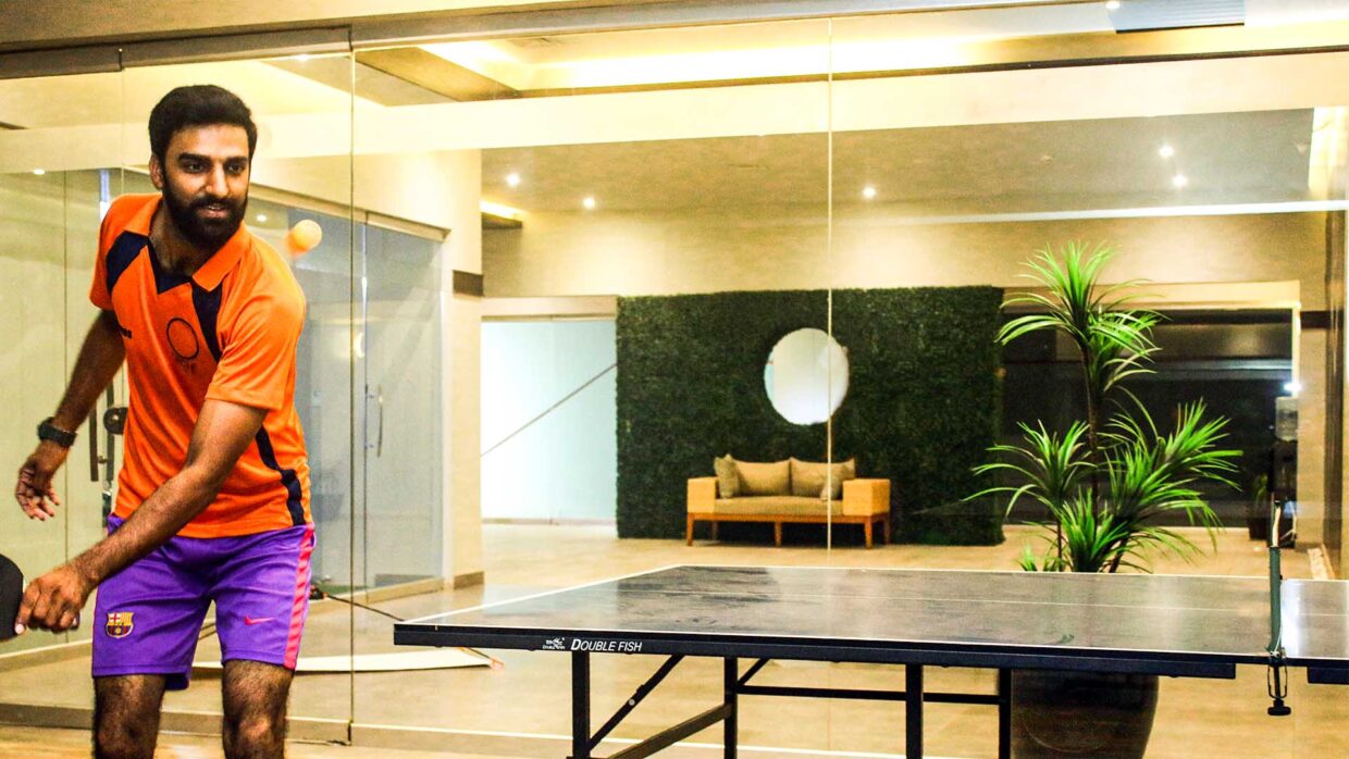 Table tennis facility at Circle Club